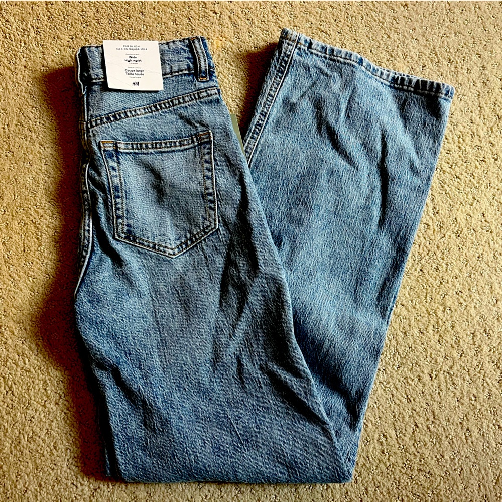 H&M jeans, high waist